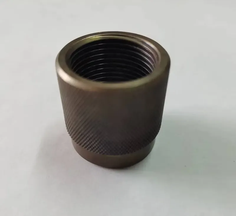 17 4 Ph Stainless Steel Medical Machinery Part Nut Diamond Knurl Cnc Machining